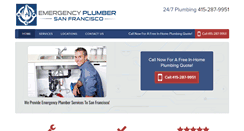 Desktop Screenshot of emergencyplumbersanfrancisco.org