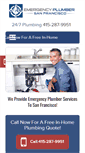 Mobile Screenshot of emergencyplumbersanfrancisco.org